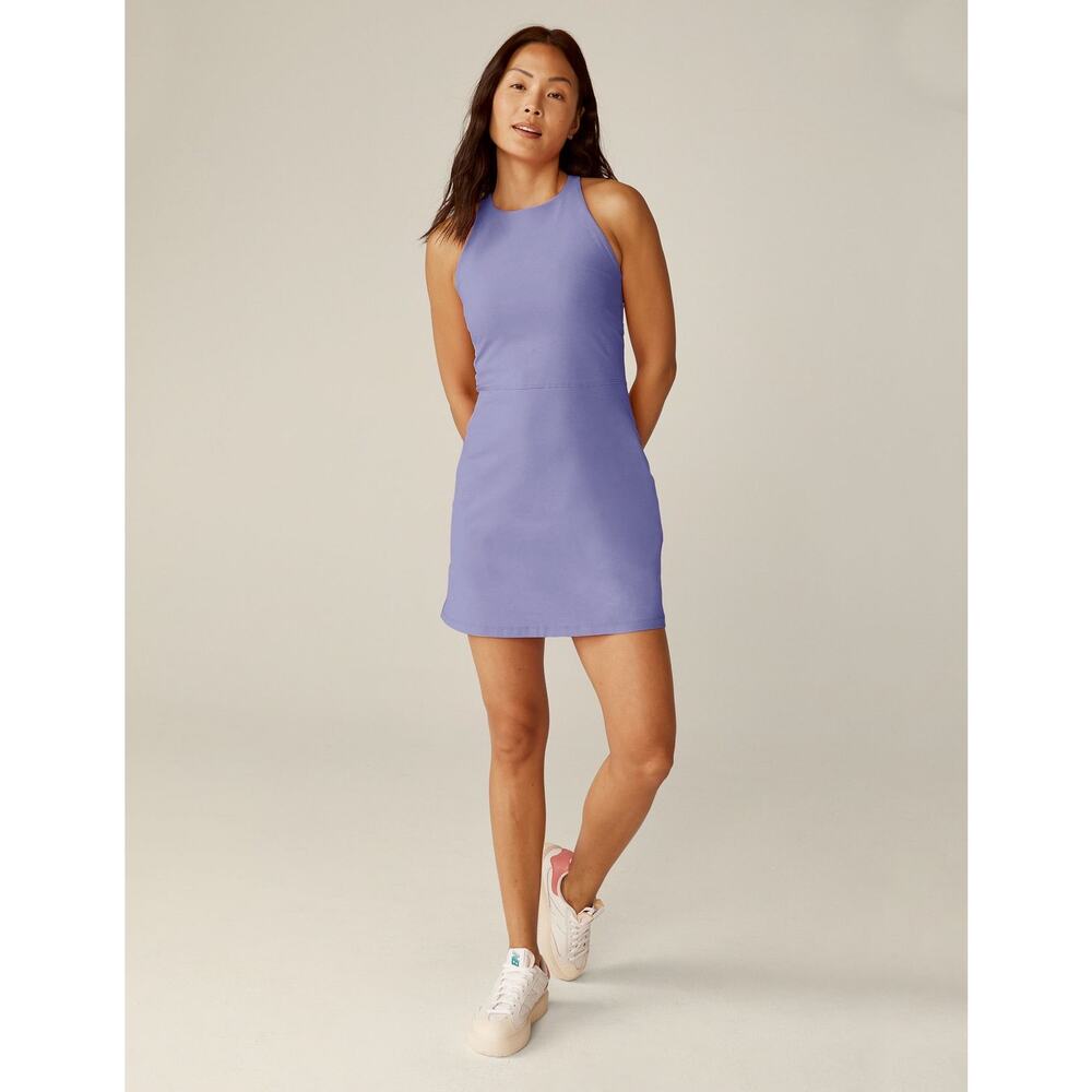 Beyond Yoga Purple Spacedye Refocus Dress Racerback Athletic Gym Yoga Set XL